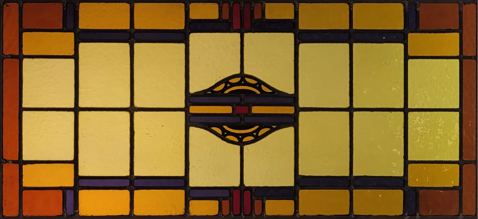 Art Deco geel-oranje